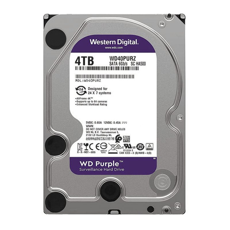 HARD DISK WESTERN DIGITAL PURLE 4TB
