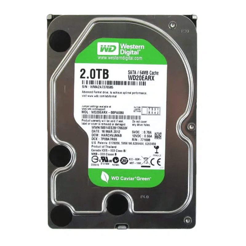 hdd 2tb wd green