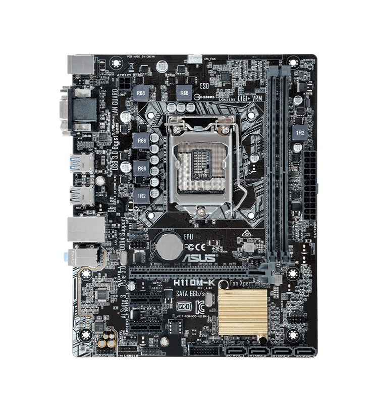 MB ASUS H110M-K