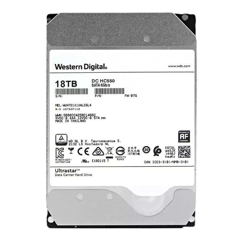 HARD DISK WESTERN DIGITAL ULTRASTAR 18TB
