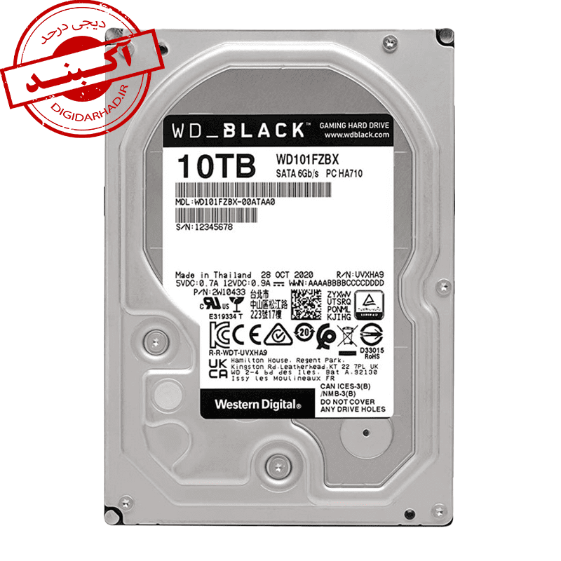HARD DISK WESTERN DIGITAL BLACK 10TB