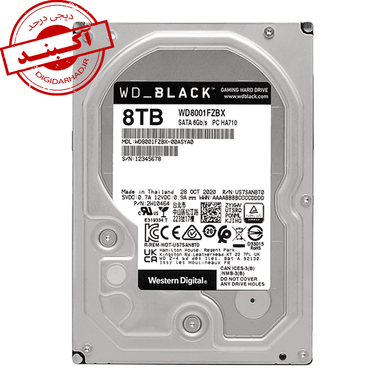 HDD WESTERN DIGITAL BLACK 8TB
