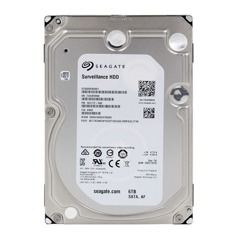 HARD DISK SEAGATE SURVEILLANCE 6TB STOCK