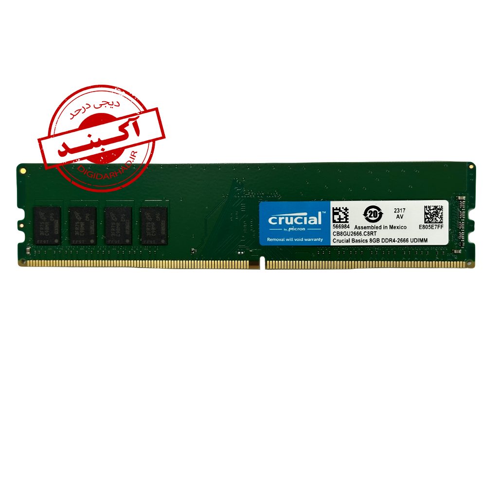 رم کامپیوتر RAM CRUCIAL 8GB 2666 DDR4