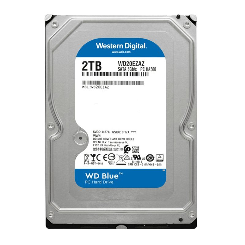 HARD DISK WESTERN DIGITAL BLUE 2TB STOCK