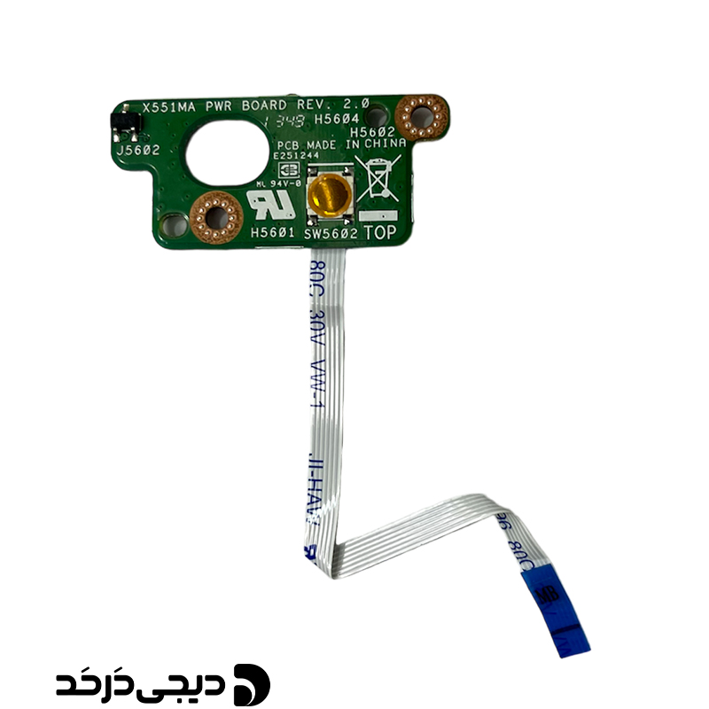 برد دکمه پاور لپ تاپ DAUGHTERBOARD POWER BUTTON ASUS X551M FRONT