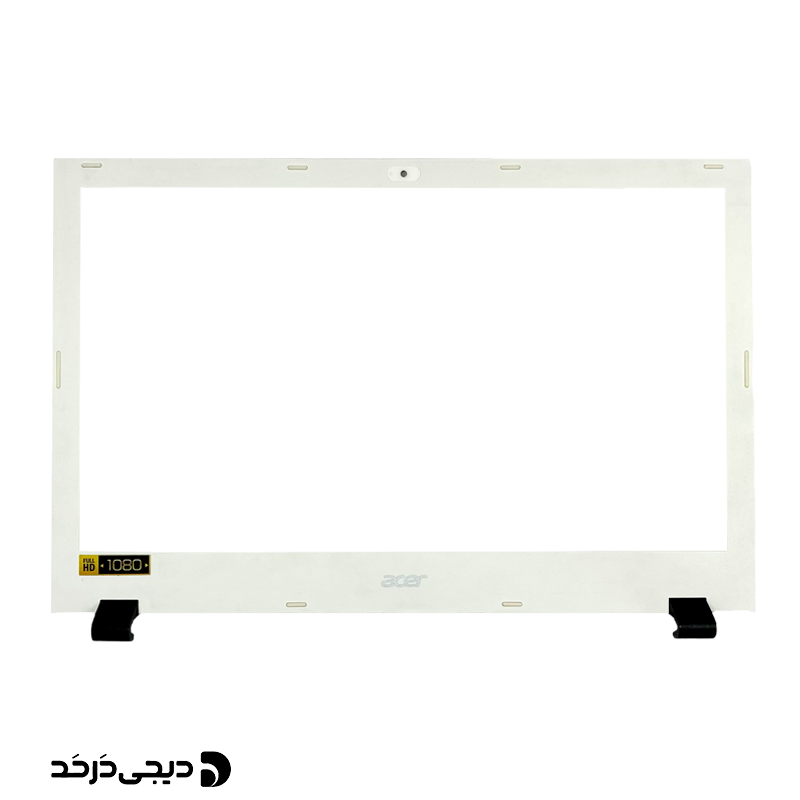 قاب دور ال سی دی لپ تاپ COVER B ACER E5-522 WHITE BLACKHING FRONT