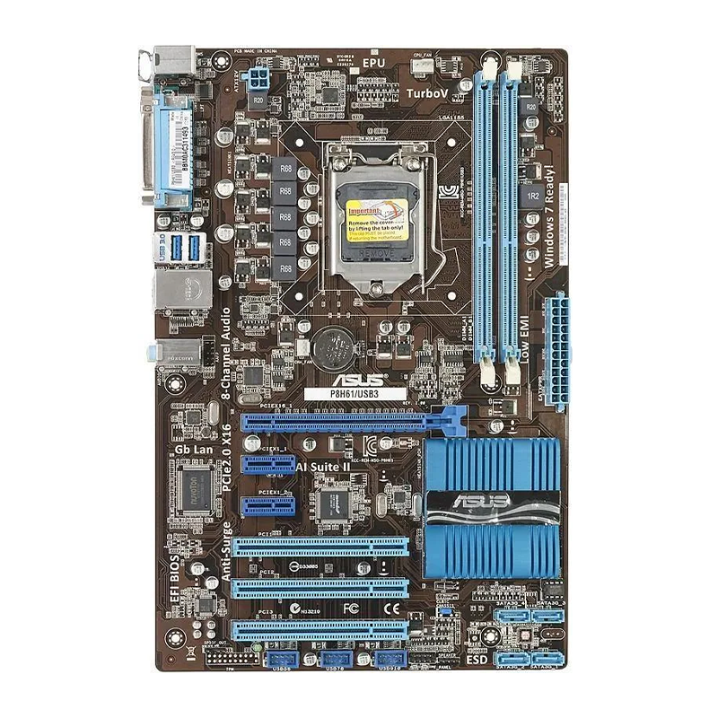 مادربرد MB ASUS P8H61/USB3 STOCK