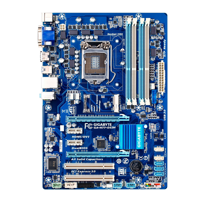 مادربرد MB GIGABYTE GA-H77-DS3H STOCK