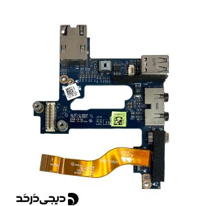 برد یو اس بی و جک صدا لپ تاپ DAUGHTER BOARD USB AUX DELL LATITUDE E6500 REV 1.0 WITH FLAT FRONT
