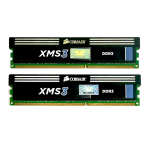 رم کامپیوتر RAM CORSAIR DUAL 4GB(2*2GB) 1600 DDR3 STOCK