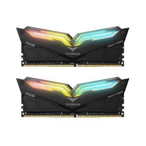 رم کامپیوتر RAM TEAM GROUP T.FORCE DUAL 32GB (2*16GB) 3200 NIGHT HAWK DDR4 STOCK