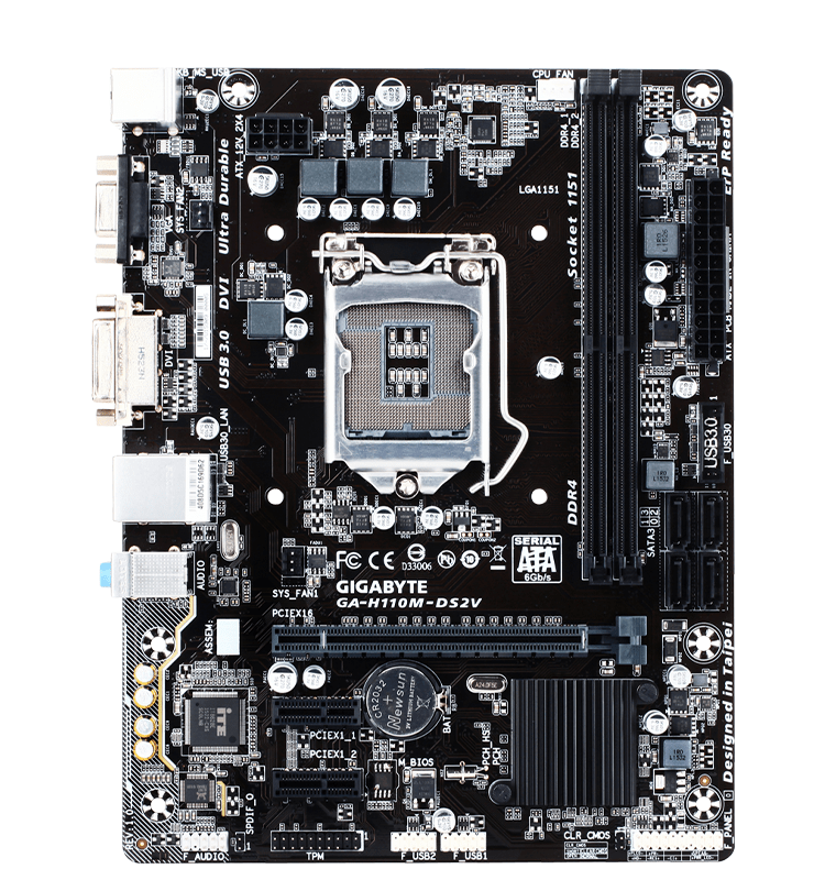 مادربرد MB GIGABYTE H110M-DS2V STOCK