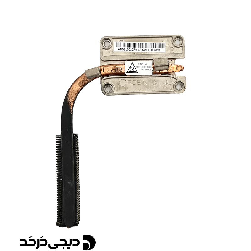 هیت سینک لپ تاپ بدون گرافیک HEATSINK LAPTOP LENOVO ESSENTIAL G570 VGA FRONT