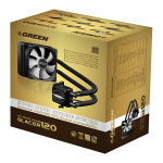 فن خنک کننده FAN WATER COOLING GREEN GLACIER 120