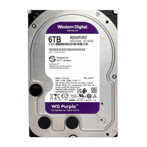 هارد دیسک HARD DISK WESTERN DIGITAL PURPLE 6TB STOCK