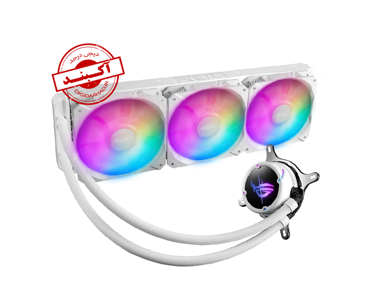 فن خنک کننده FAN ASUS ROG STRIX LC II 360 ARGB WHITE EDITION