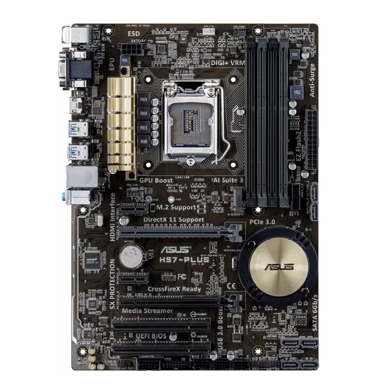 مادربرد MB ASUS H97-PLUS STOCK