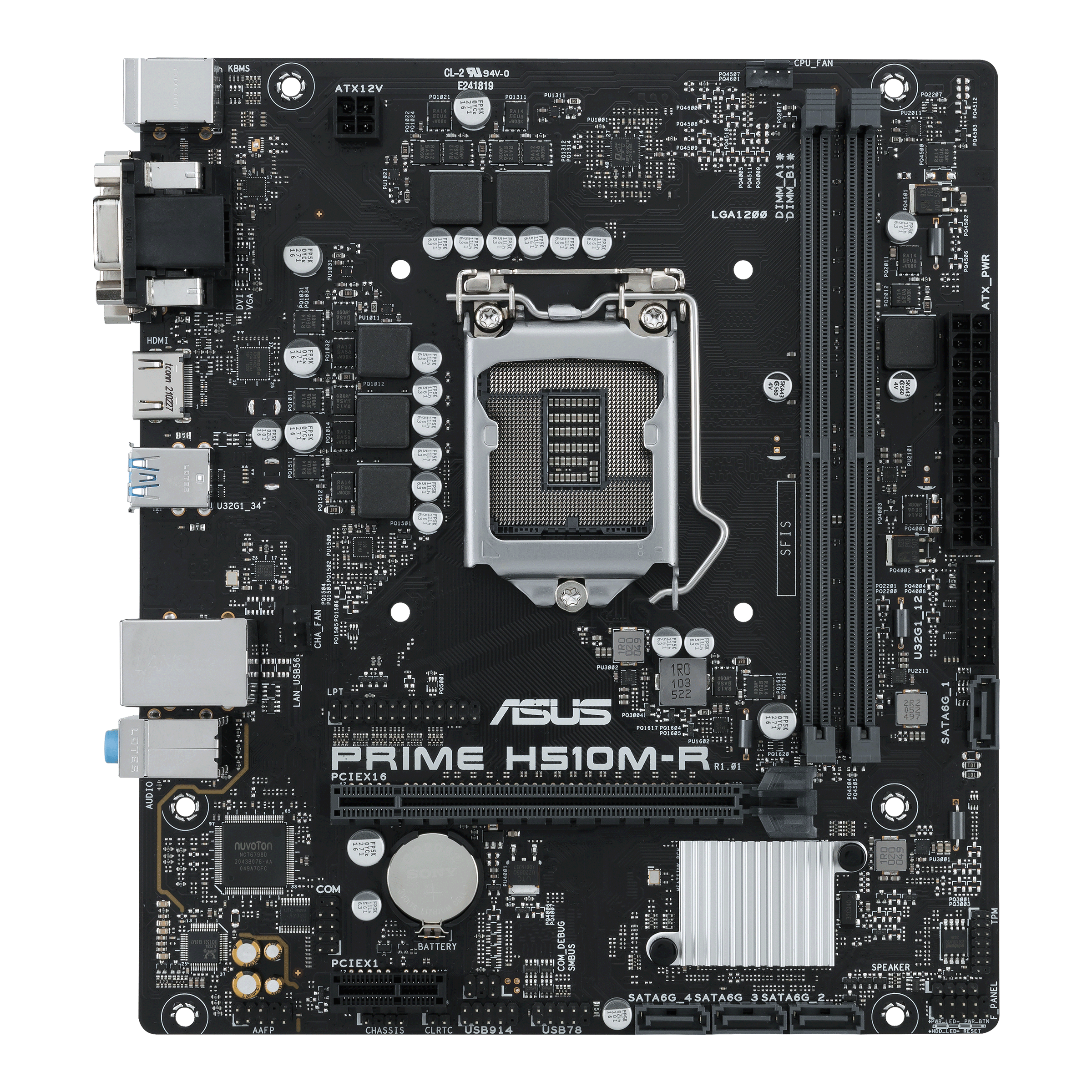MB ASUS PRIME H510M-R STOCK