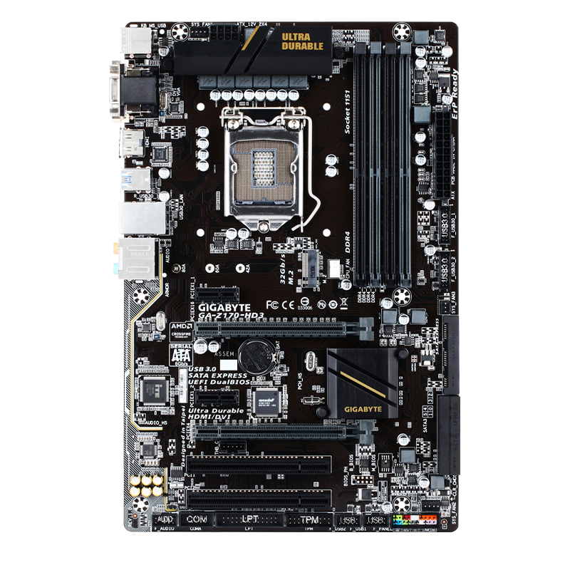 MOTHERBOARD GIGABYTE Z170-HD3 STOCK