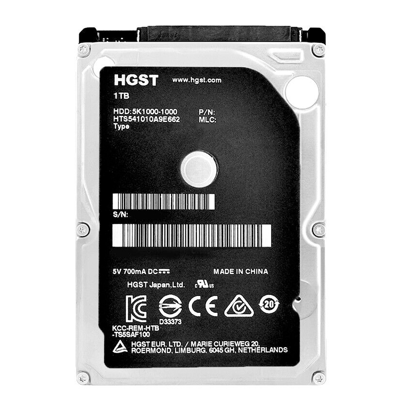 HARD DISK LAPTOP HGST 1TB STOCK