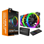 FAN CASE GREEN COUGAR VORTEX HPB120 RGB STOCK