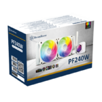 فن خنک کننده گارانتی تابا FAN SILVERSTONE SST-PF240-ARGB V2 WHITE