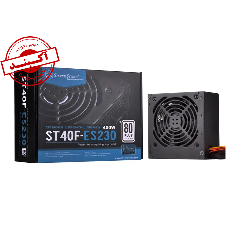 پاور گارانتی تابا POWER SILVERSTONE 400 W SST-ST40F-ES230