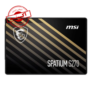 اس اس دی گارانتی ماتریس SSD MSI SPATIUM S270 240GB