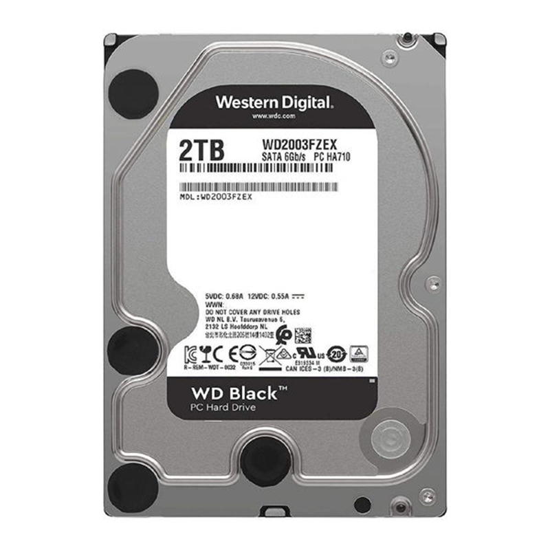 هارد دیسک HARD DISK WESTERN DIGITAL BLACK 2TB STOCK