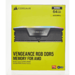 رم کامپیوتر RAM CORSAIR VENGEANCE RGB 64GB (32GB *2) 6000 DDR5 STOCK