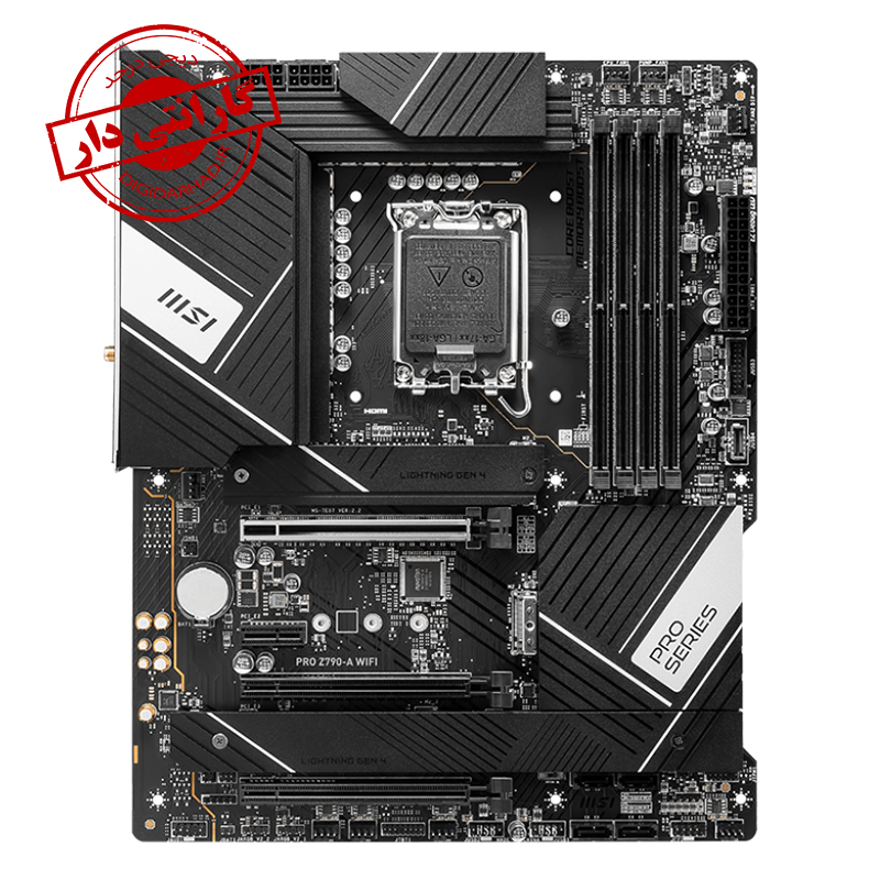 مادربرد گارانتی آونگ MB MSI PRO Z790-A WIFI D5 STOCK