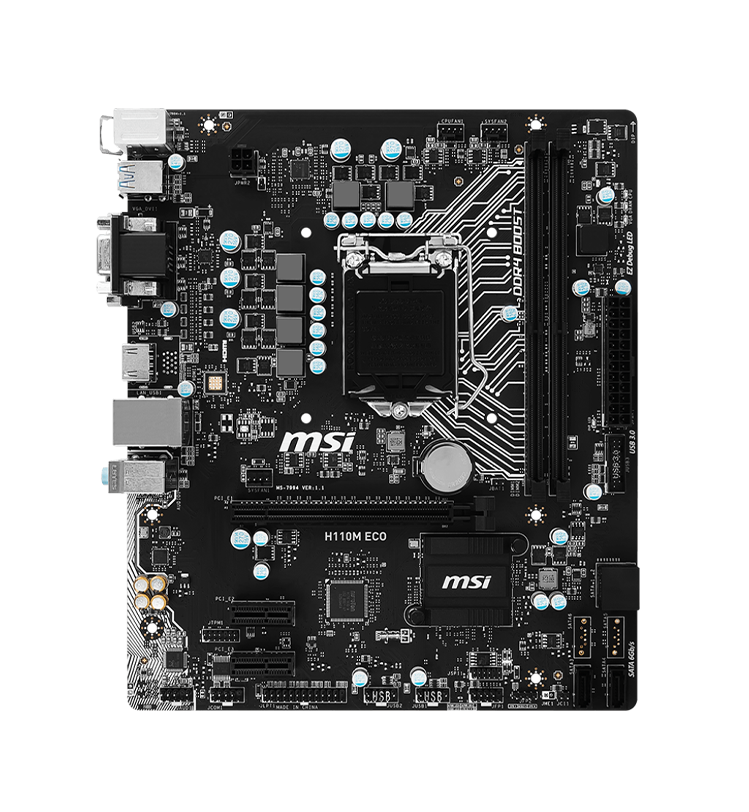 MOTHERBOARD MSI H110M ECO STOCK